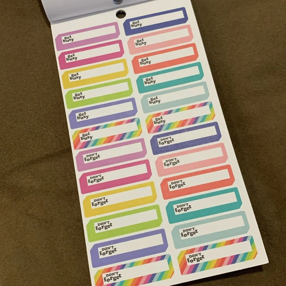 New Happy Planner Sticker Book - Horizontal Layout - Conception